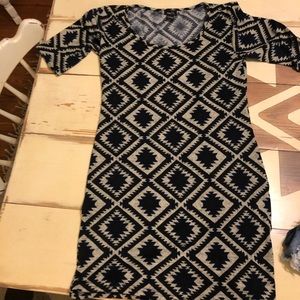Aztec print dress